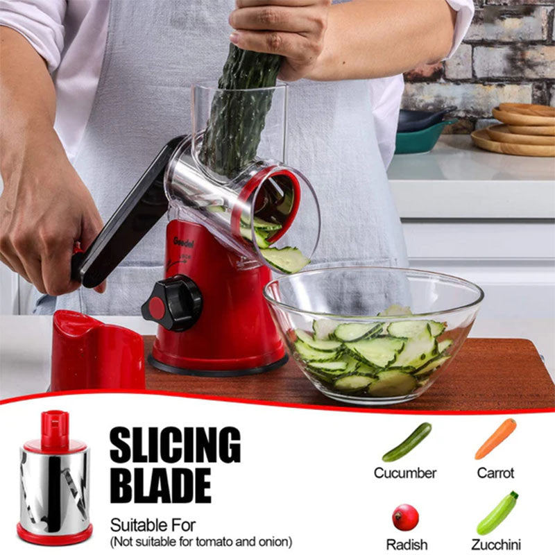 Multifunctional Round Mandoline Slicer