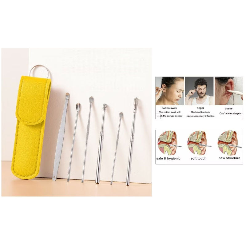 Ear Wax Cleaner Tool Kit – Set Of 6 Pieces