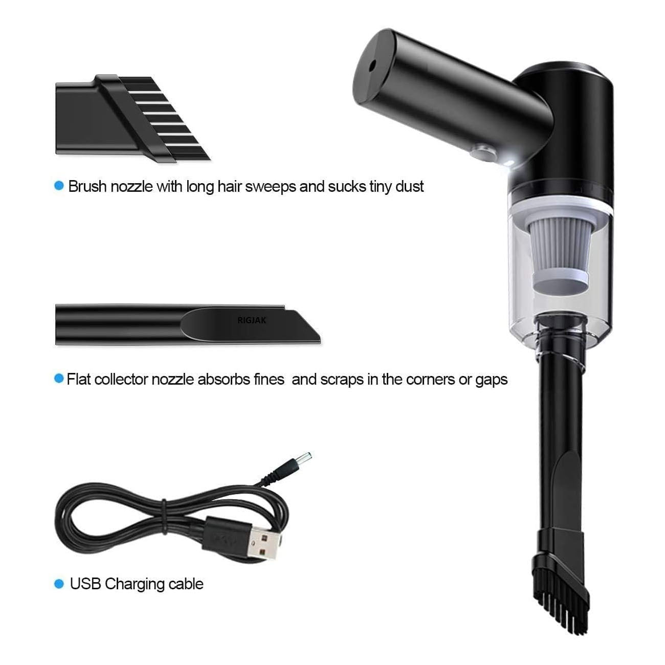 Rechargeable Portable Wireless Multi-Purpose Handheld Vacuum Cleaner For Home,Car