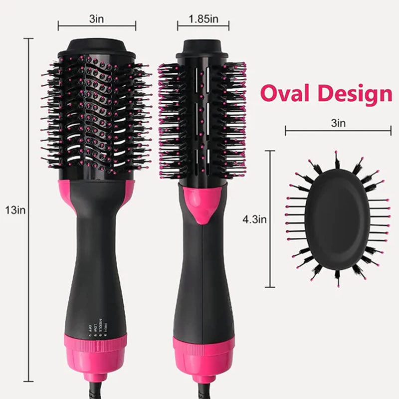 One-Step Hair Dryer Brush Volumizer Hot Air Brush Blow Dryer Brush for Straightening Curling